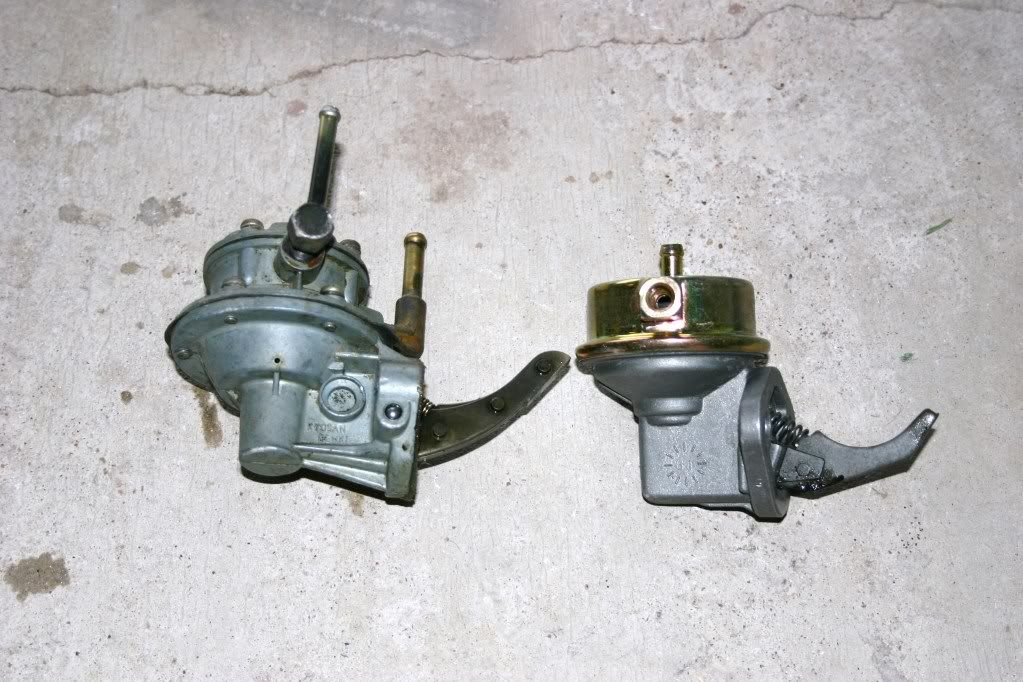 1969 Mechanical Fuel pump questions Datsun Roadster
